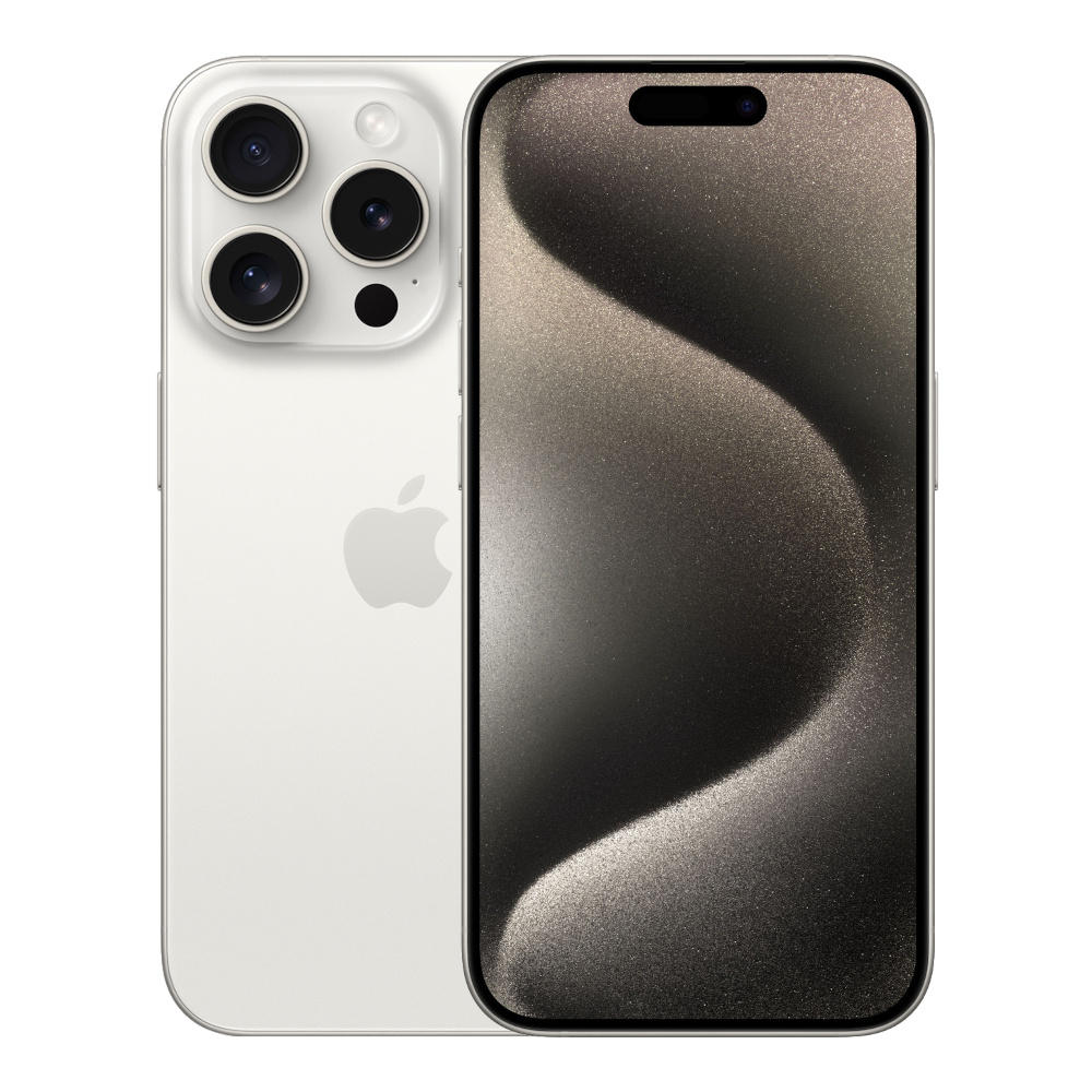 Apple iPhone 15 Pro 8/128GB 5G Biały (White Titanium) | Fabrycznie nowy i oryginalny produkt Apple, faktura VAT 23%