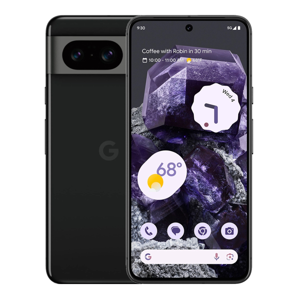 Google Pixel 8 5G 8/256GB Czarny (Obsidian) | Faktura VAT 23%, oficjalna dystrybucja europejska (nie USA), gwarancja 24 miesiące | Darmowa dostawa