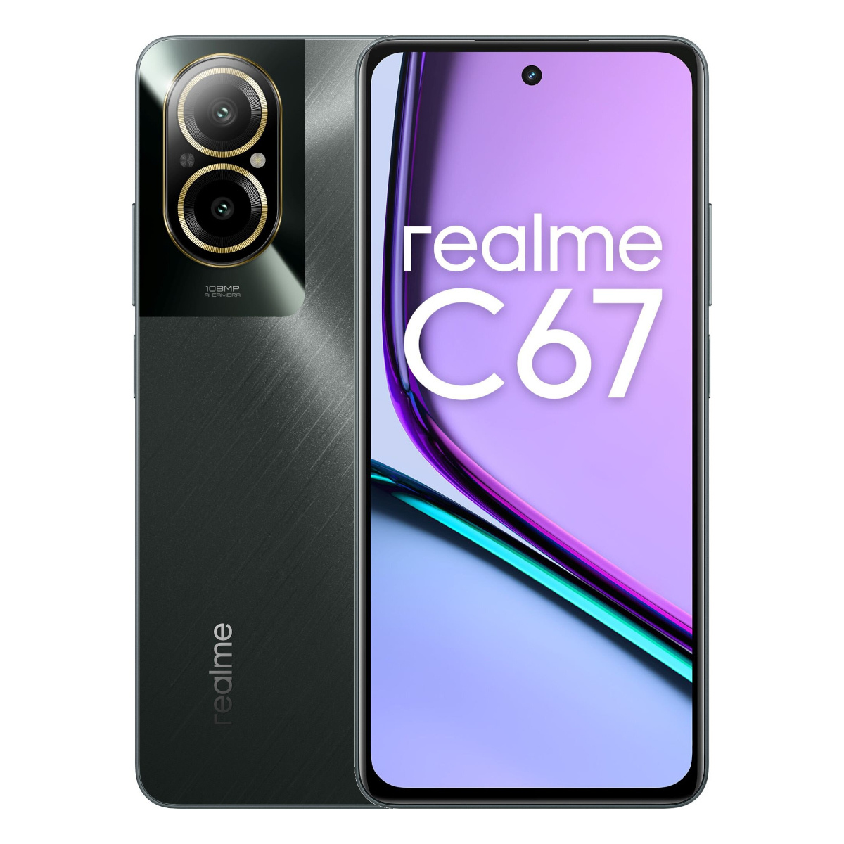 Realme C67 8/256GB Dual Sim Czarny (Black Rock) | Faktura VAT 23%, darmowa dostawa