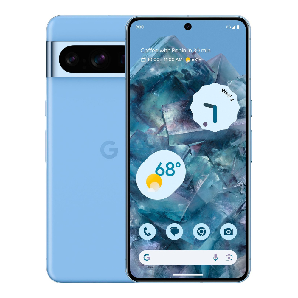Google Pixel 8 Pro 5G 12/256GB Niebieski (Bay) | Faktura VAT 23%, oficjalna dystrybucja europejska (nie USA), gwarancja 24 miesiące | Darmowa dostawa