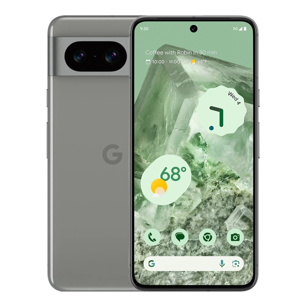 Google Pixel 8 5G 8/128GB Szary (Hazel) | Faktura VAT 23%, oficjalna dystrybucja europejska (nie USA), gwarancja 24 miesiące | Darmowa dostawa