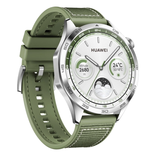 Smartwatch Huawei Watch GT 4 46 mm Srebrny / Zielony