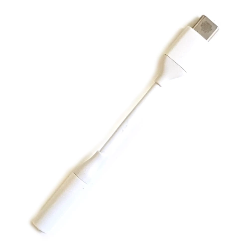 Przejściówka GreenGo USB-C - Minijack 3,5 mm AD-35MM-WH Biała