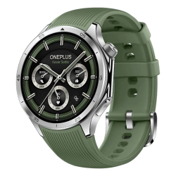 Smartwatch OnePlus Watch 3 46 mm GPS Srebrny / Zielony (Emerald Titanium)