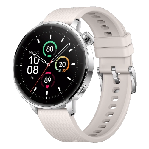 Smartwatch OnePlus Watch 3 43 mm GPS Srebrny / Beżowy