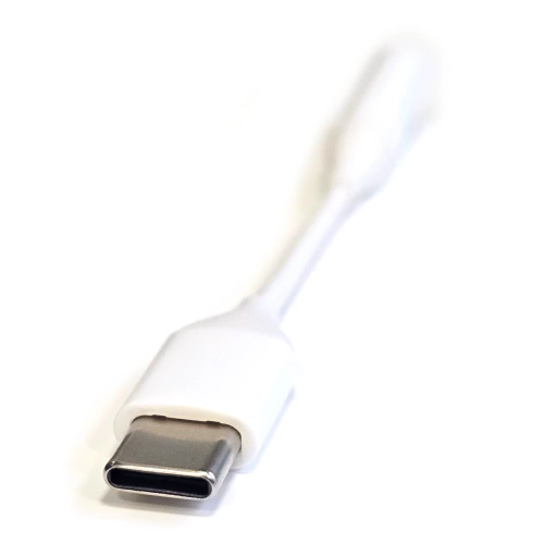 Przejściówka GreenGo USB-C - Minijack 3,5 mm AD-35MM-WH Biała