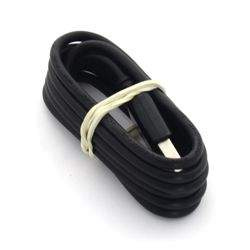 Kabel microUSB Długi Wtyk 1,0 m Czarny