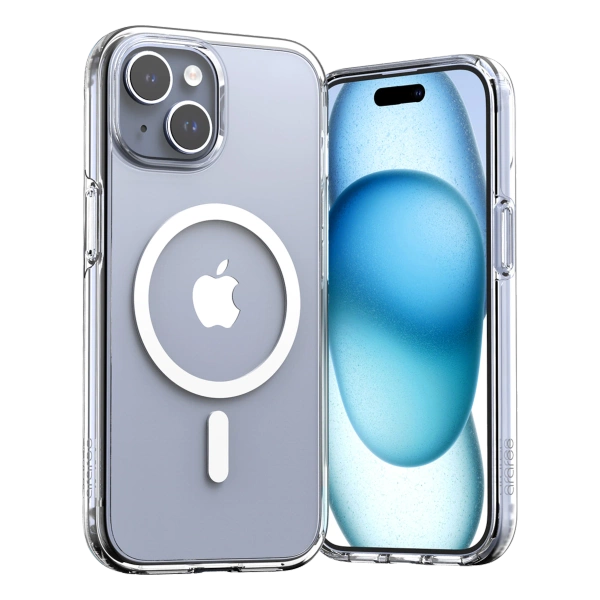 Etui Araree Duple M MagSafe dla Apple iPhone 14 Plus / 15 Plus Przezroczyste