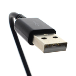Kabel microUSB Długi Wtyk 1,0 m Czarny