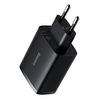 Ładowarka Baseus Compact 17W 3x USB Czarna