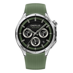 Smartwatch OnePlus Watch 3 46 mm GPS Srebrny / Zielony (Emerald Titanium)