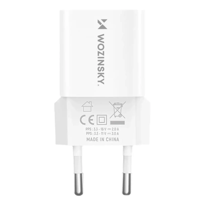 Ładowarka Wozinsky Dual-Port WWCEAC 33W Biała