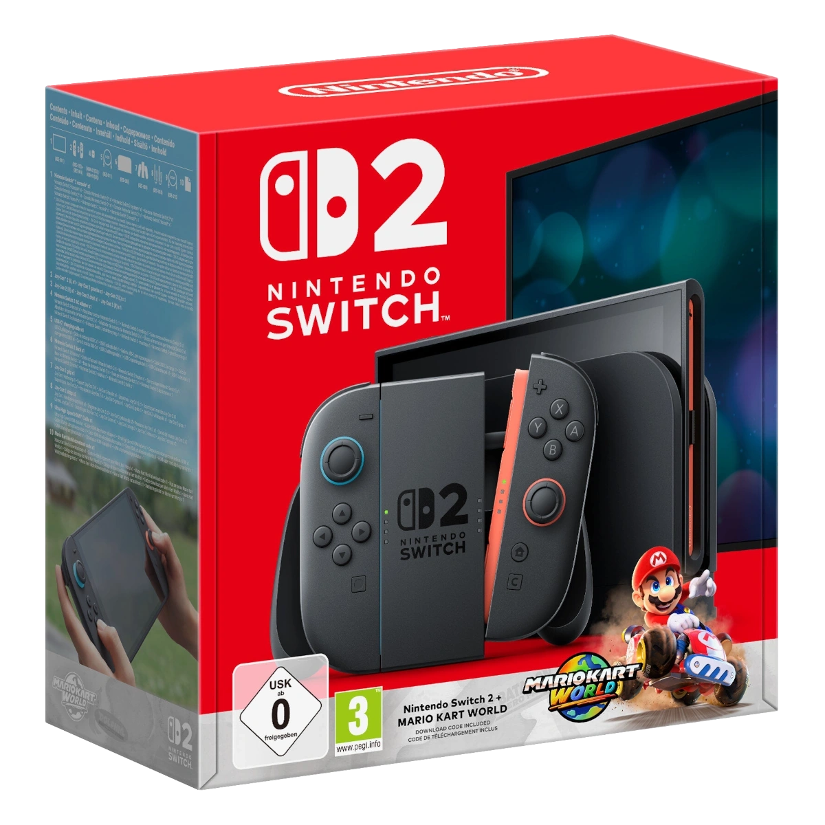 Nintendo Switch monique NINTENDO Switch 2 Czarny + Walizka NINTENDO Carrying Case