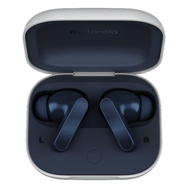 Słuchawki Motorola Moto Buds Granatowe (Starlight Blue)