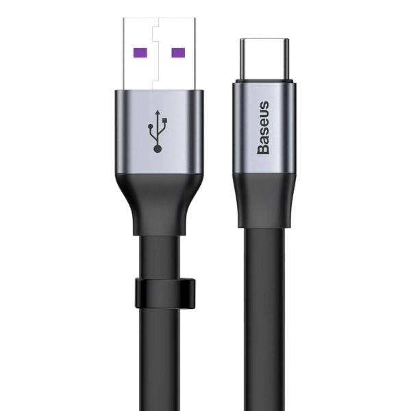 Kabel Baseus Simple USB - USB-C 0,2 m 40W Czarny
