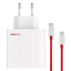 Ładowarka OnePlus SuperVOOC 120W USB-C + USB z Kablem Biała