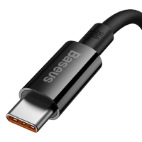 Kabel Baseus Superior USB - USB-C 1,0 m 100W Czarny