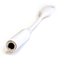 Przejściówka GreenGo USB-C - Minijack 3,5 mm AD-35MM-WH Biała