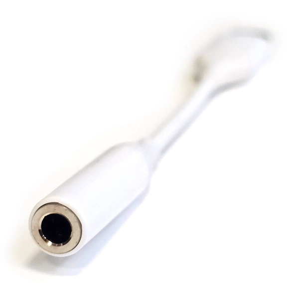 Przejściówka GreenGo USB-C - Minijack 3,5 mm AD-35MM-WH Biała