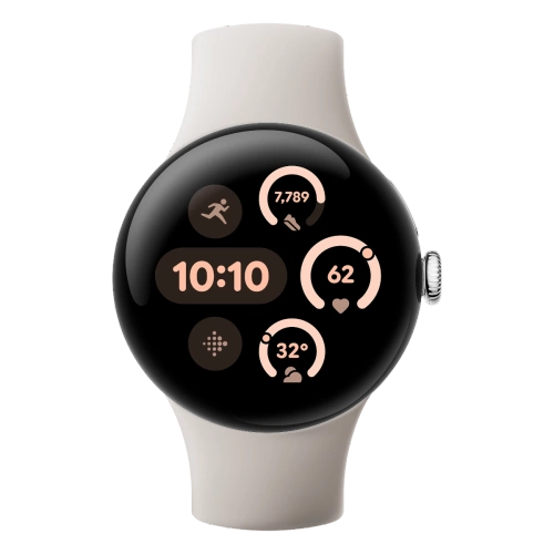 Smartwatch Google Pixel Watch 3 41 mm Wi-Fi Srebrny / Beżowy