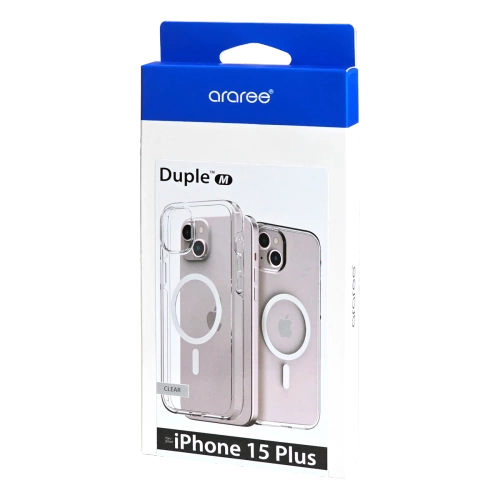 Etui Araree Duple M MagSafe dla Apple iPhone 14 Plus / 15 Plus Przezroczyste