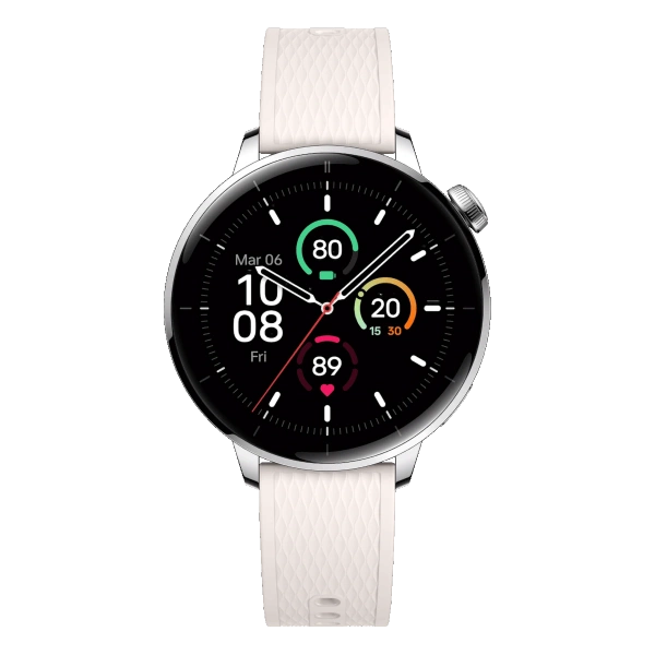 Smartwatch OnePlus Watch 3 43 mm GPS Srebrny / Beżowy