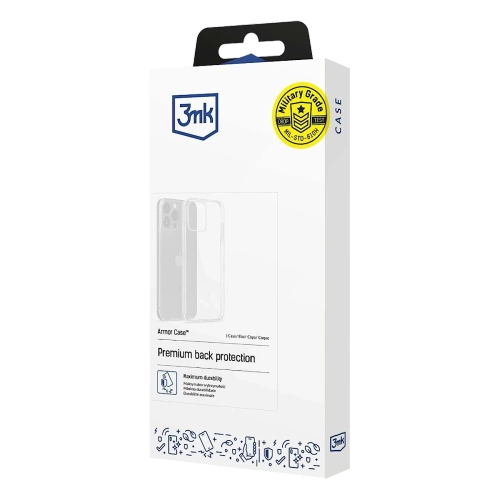 Etui 3MK Armor Case dla Google Pixel 9a Przezroczyste