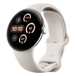 Smartwatch Google Pixel Watch 3 41 mm Wi-Fi Srebrny / Beżowy