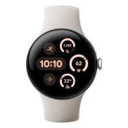 Smartwatch Google Pixel Watch 3 41 mm Wi-Fi Srebrny / Beżowy