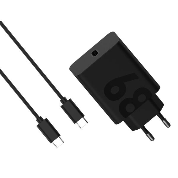Ładowarka Lenovo Wall Charger 68W + Kabel USB-C Czarna