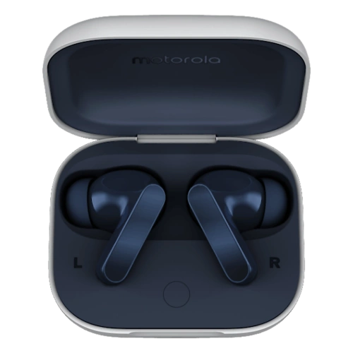 Słuchawki Motorola Moto Buds Granatowe (Starlight Blue)