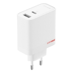 Ładowarka OnePlus SuperVOOC 120W USB-C + USB z Kablem Biała