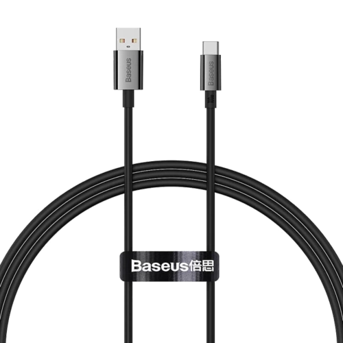 Kabel Baseus Superior USB - USB-C 1,5 m 100W Czarny
