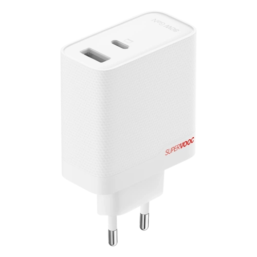 Ładowarka OnePlus SuperVOOC 120W USB-C + USB z Kablem Biała