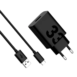 Ładowarka Motorola TurboPower 33W + Kabel USB Czarna