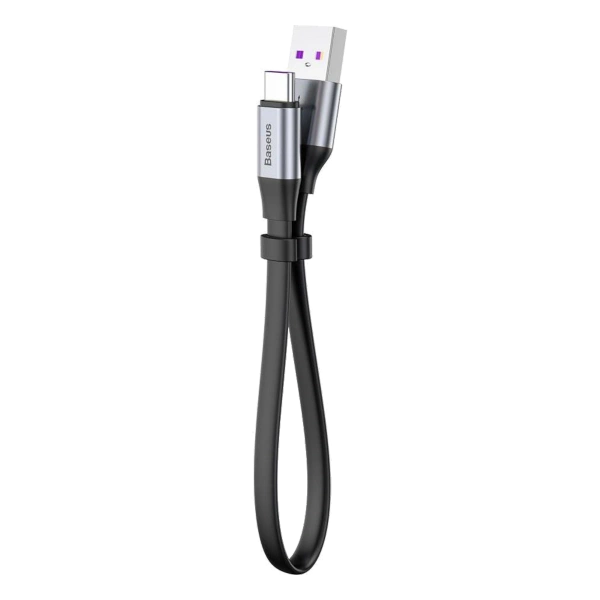 Kabel Baseus Simple USB - USB-C 0,2 m 40W Czarny