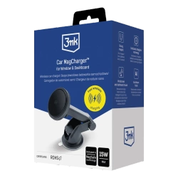Uchwyt Samochodowy do iPhone z ładowarką 3MK Car MagCharger
