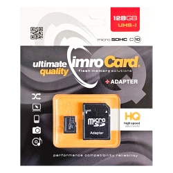 Karta pamięci microSD Imro 128GB microSDHC kl.10 UHS-I