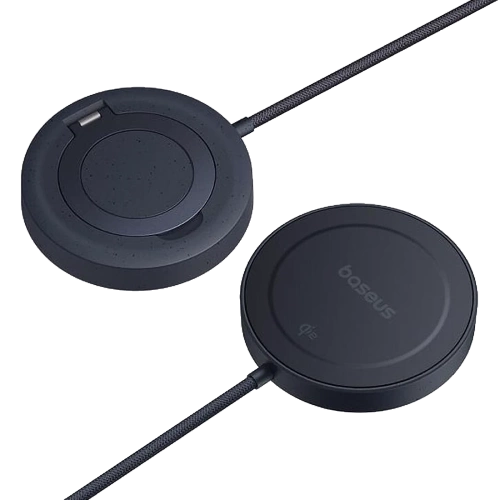 Ładowarka indukcyjna Baseus Simple Mini4 15W Qi2 z Kablem Czarna