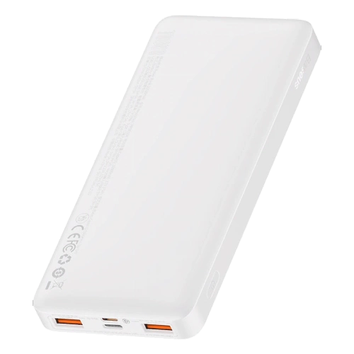 Powerbank Baseus Bipow Digital Display 10000 mAh 20W Biały