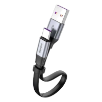 Kabel Baseus Simple USB - USB-C 0,2 m 40W Czarny