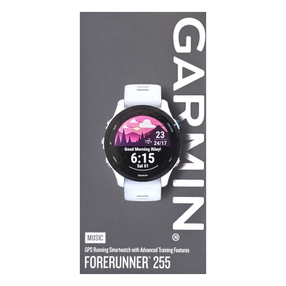 Smartwatch Garmin Forerunner 255 Music 46 mm Biały