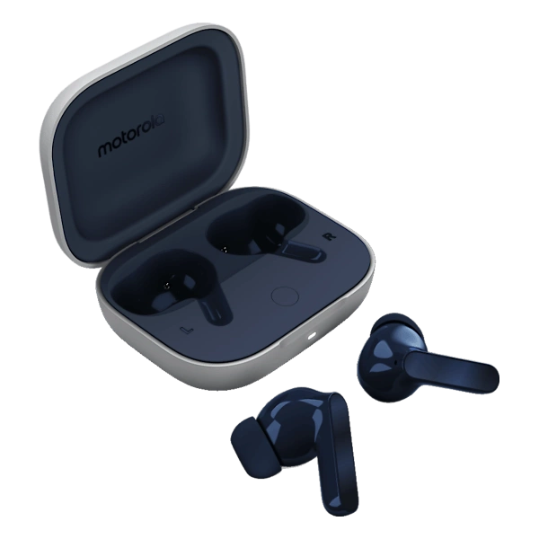 Słuchawki Motorola Moto Buds Granatowe (Starlight Blue)