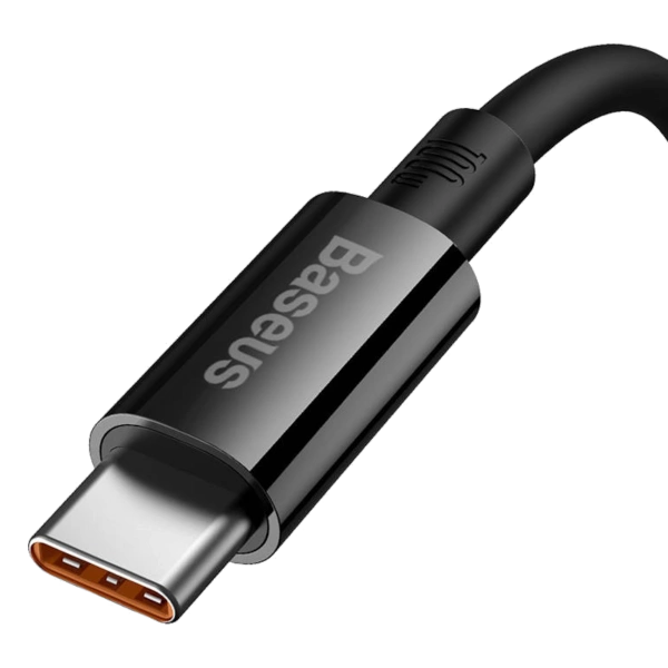 Kabel Baseus Superior USB - USB-C 1,0 m 100W Czarny