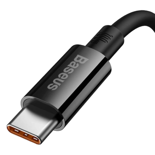 Kabel Baseus Superior USB - USB-C 1,0 m 100W Czarny