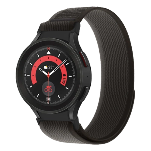 Pasek Tech-Protect Nylon do Samsung Galaxy Watch 4 / 5 / 5 Pro / 6 / 7 / FE Czarno-pomarańczowy