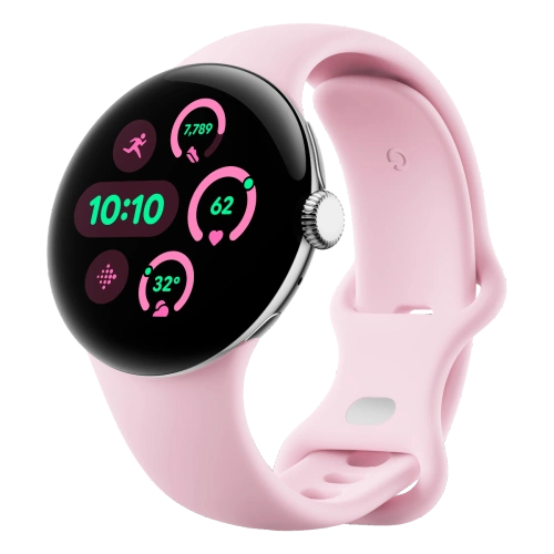 Smartwatch Google Pixel Watch 3 41 mm Wi-Fi Srebrny / Różowy