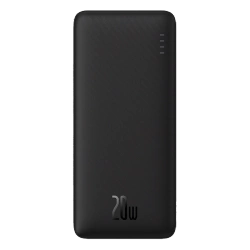 Powerbank Baseus Airpow 10000 mAh 20W Czarny z Kablem