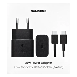 Ładowarka Samsung 25W EP-T2510 + Kabel USB-C Czarna