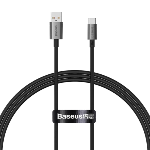 Kabel Baseus Superior USB - USB-C 1,0 m 100W Czarny